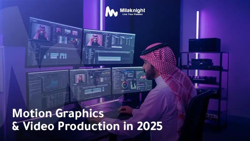Motion graphics and video production trends in 2025 using AI, animation, and interactive video for brand storytelling