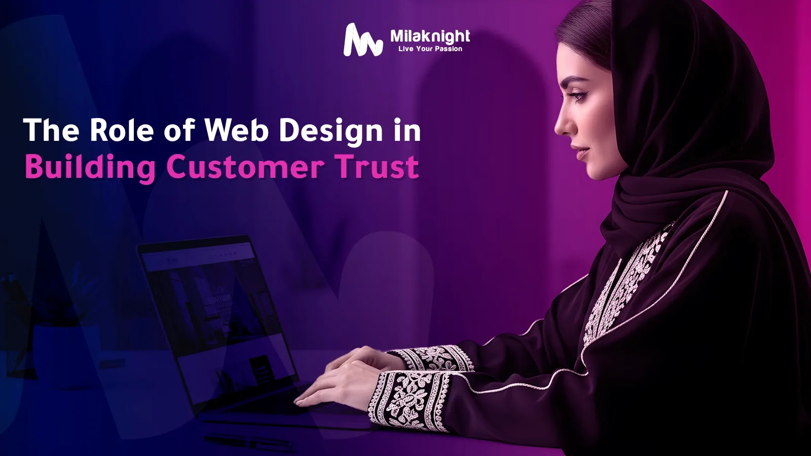 Professional website design to enhance trust, credibility, and user experience in digital marketing