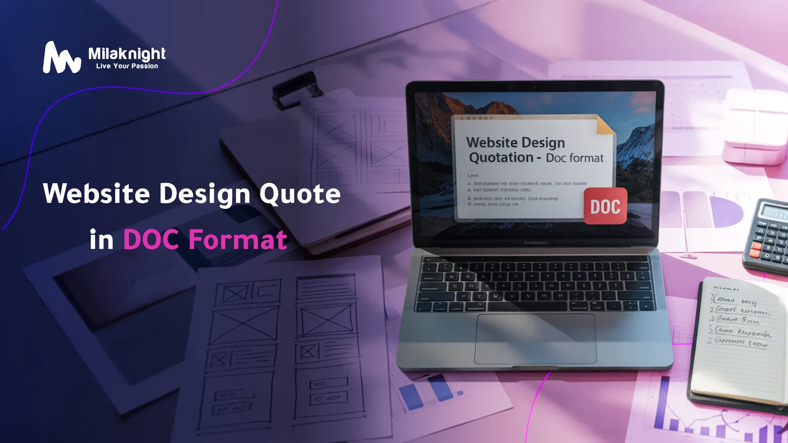 Website Design Quote in DOC Format